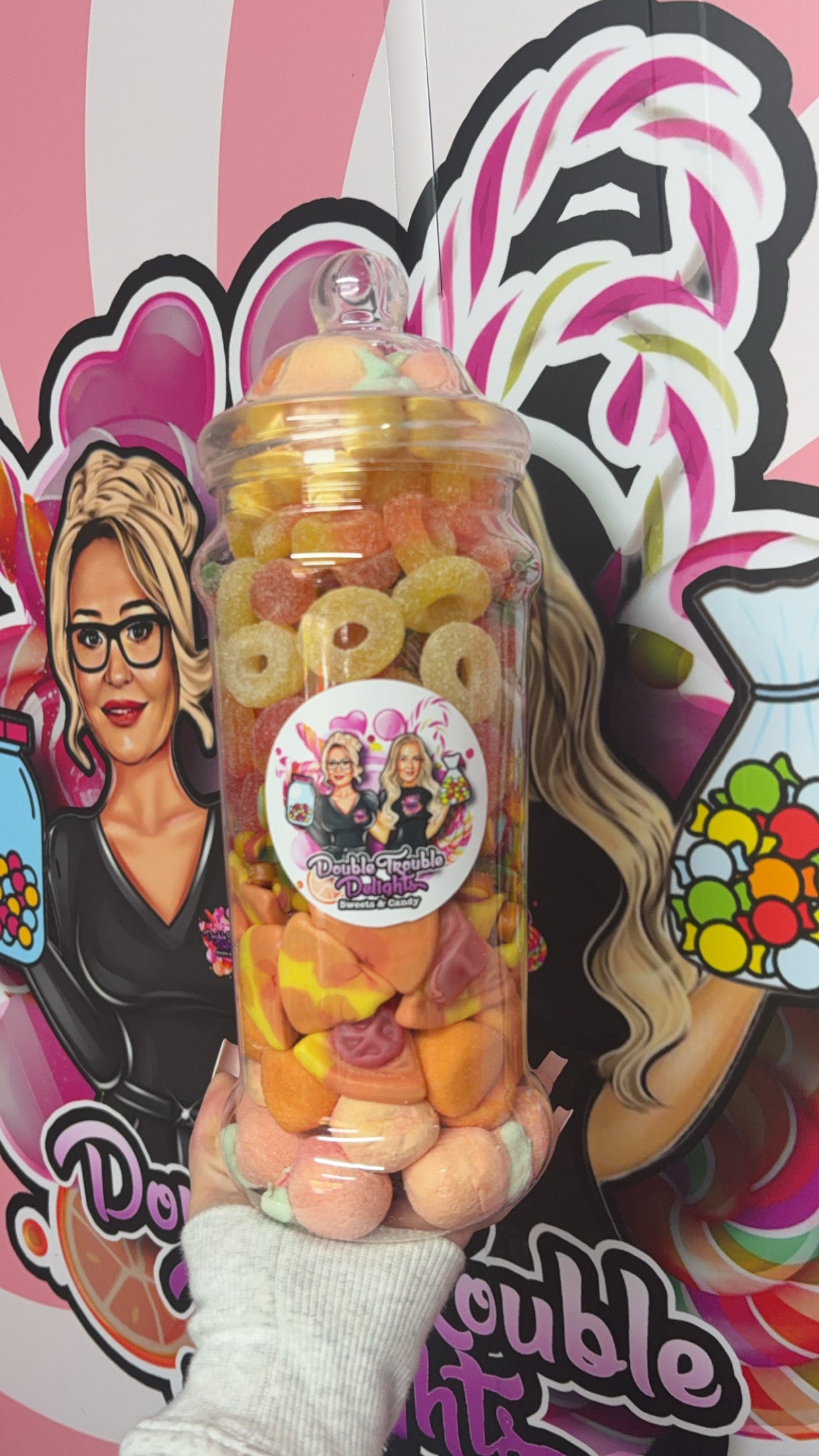 Peach Monarch Monster Can Tub