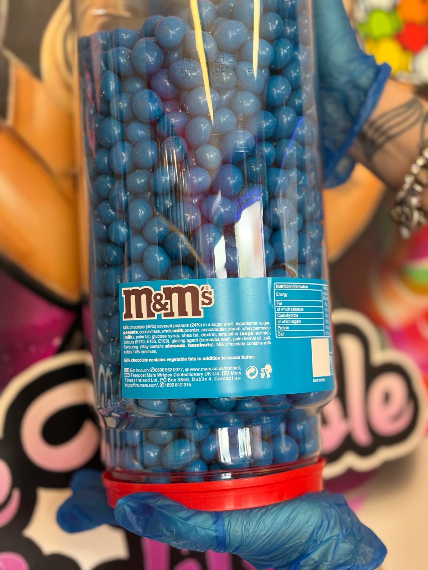 Blue peanut m&ms