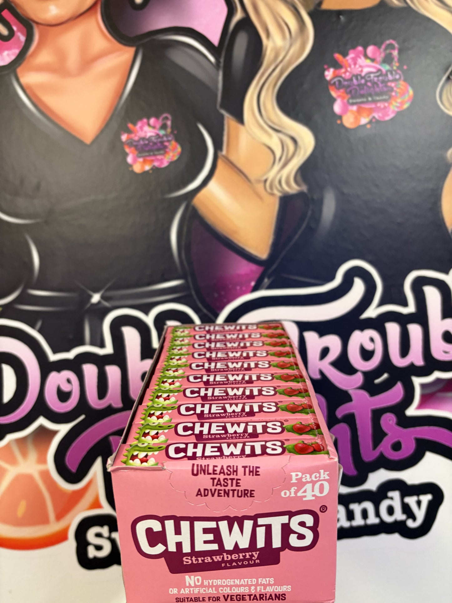 1 pack strawberry chewits