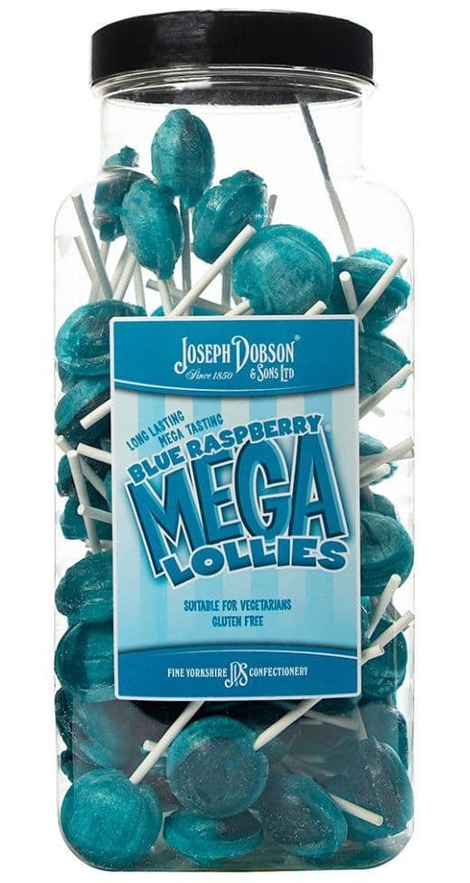 Blue Raspberry Mega Lollies