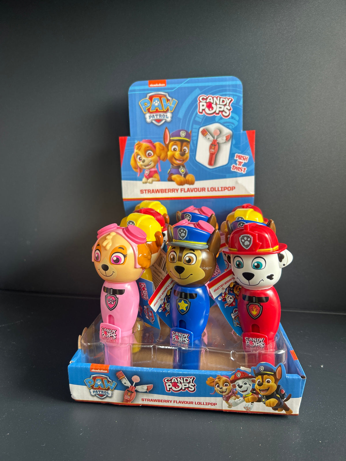 Paw patrol candy pops
