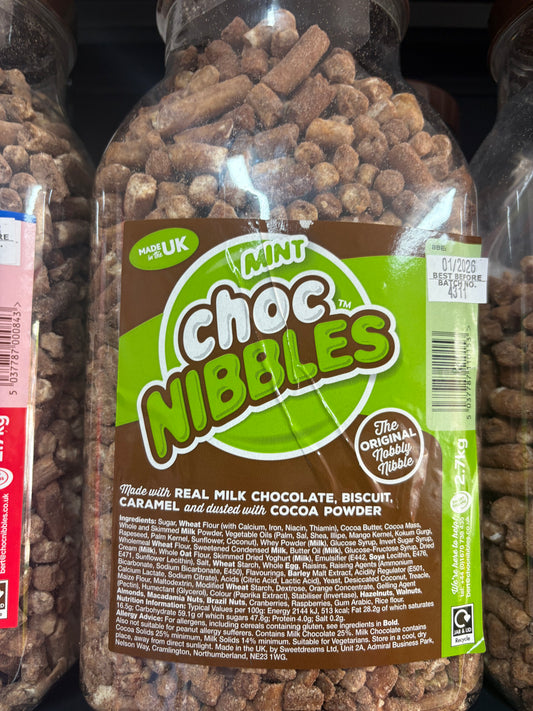 100g Mint choc nibbles