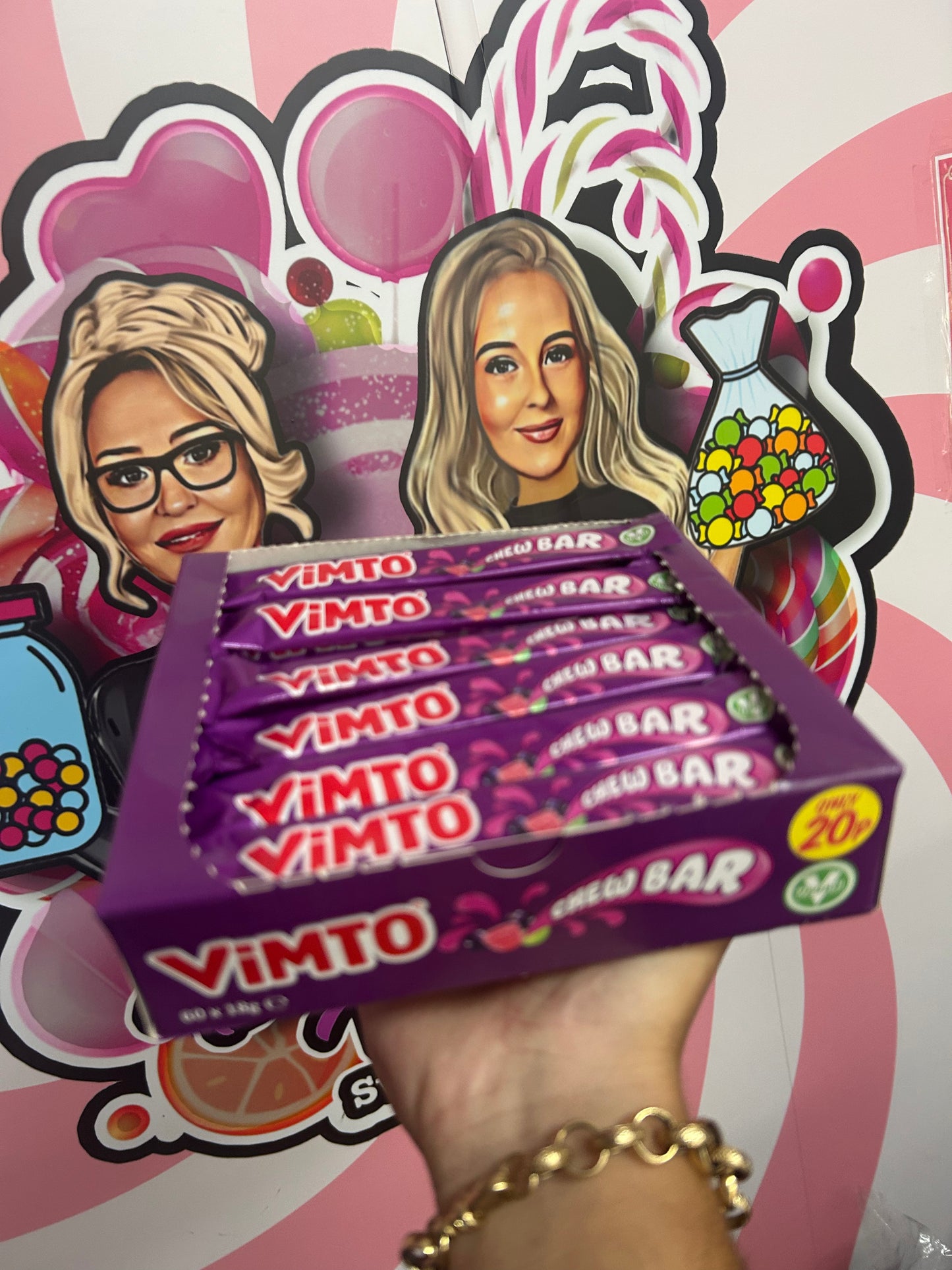 Vimto chew bar