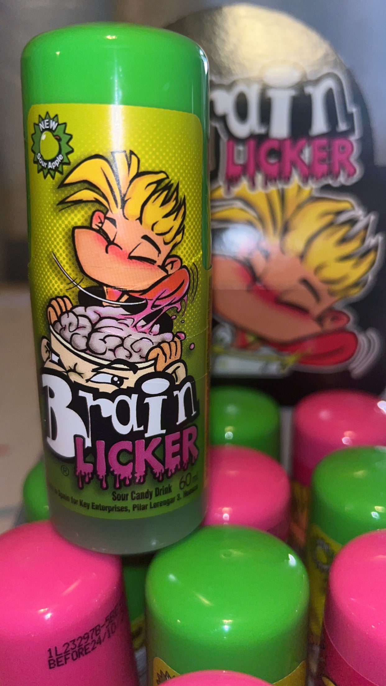 Sour apple brain licker