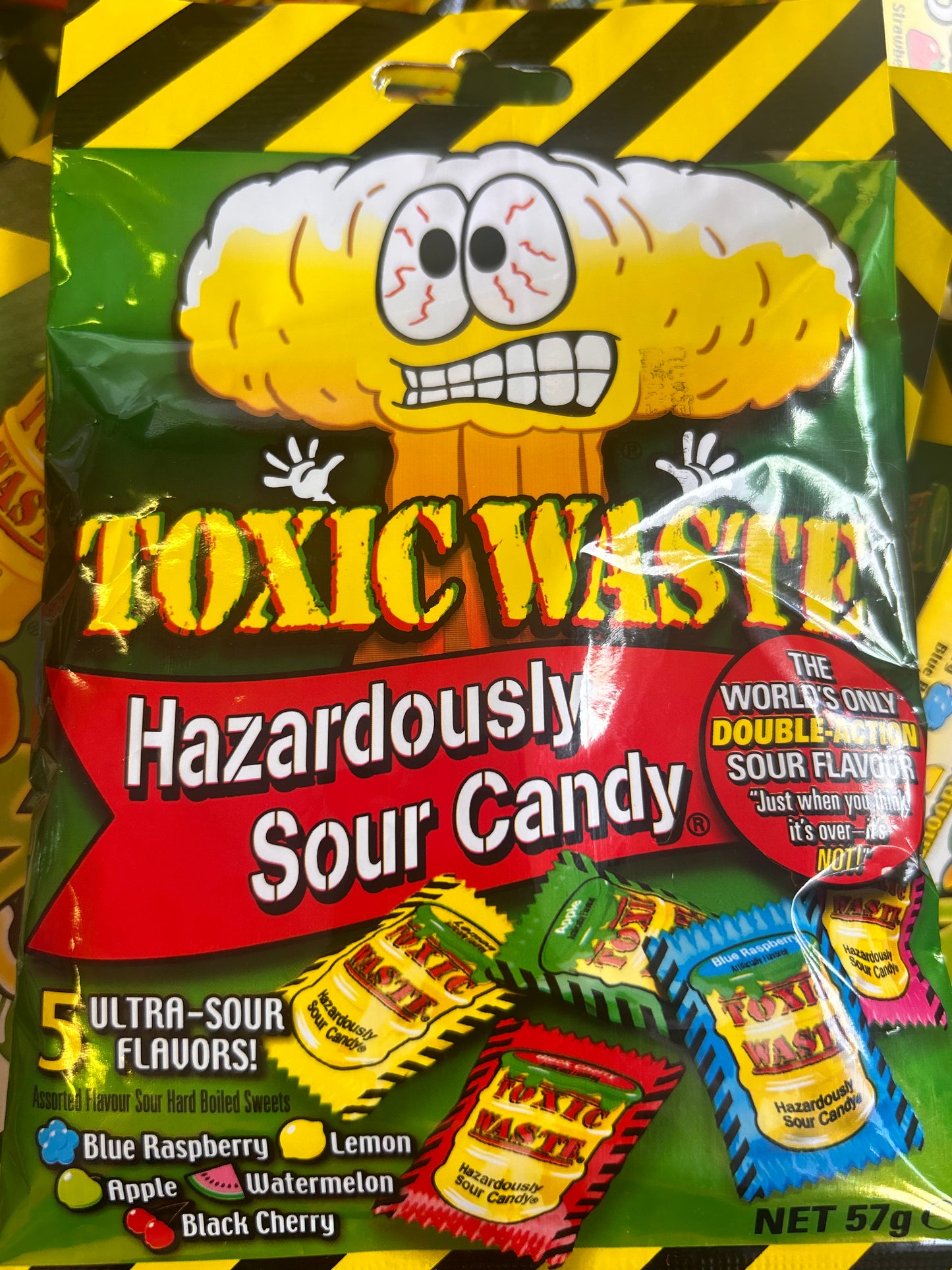 Toxic waste hazardously sour Candy