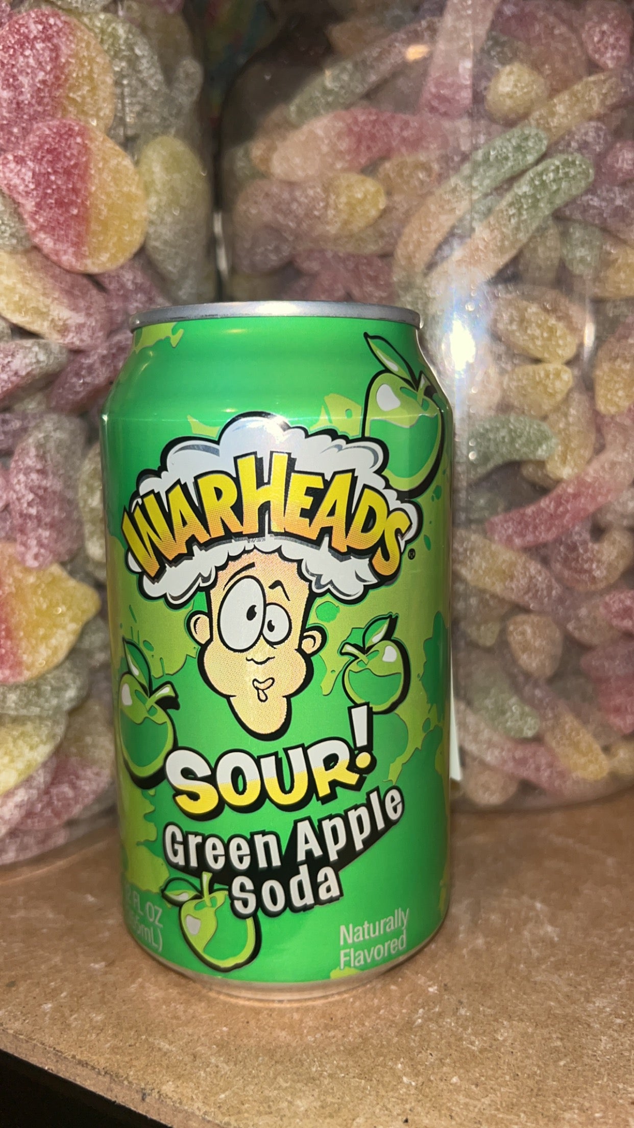 Warheads sour green apple