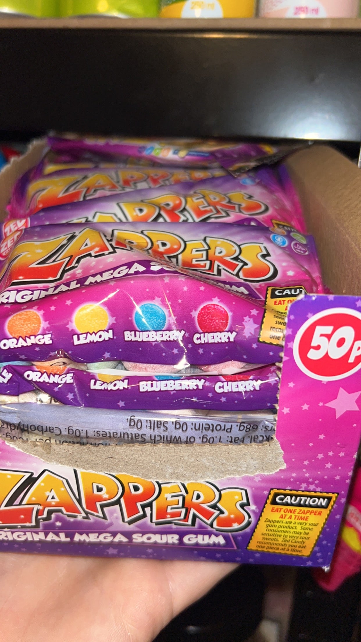 Zapper mega sour gum